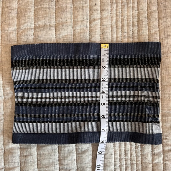 NikiBiki Blue Striped Tube Top – One Size - Picture 5 of 7